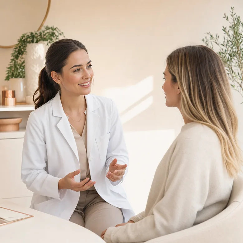 Doctor-reviewed skin wellness consultation